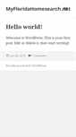 Mobile Screenshot of myfloridahomesearch.net