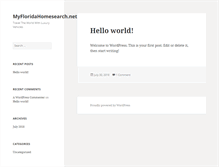 Tablet Screenshot of myfloridahomesearch.net